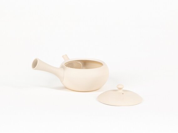 JAPANESE TEAPOT KYUSU TOKONAME - WHITE 1